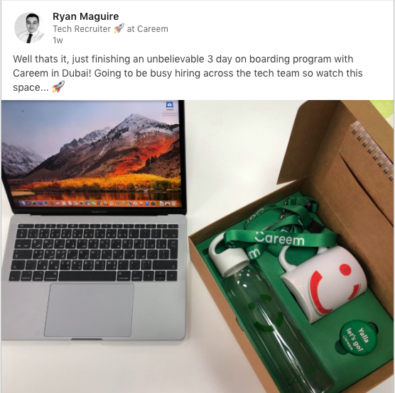 new employee on boarding careem